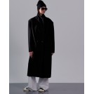 Παλτό μακρύ μαύρο oversized σταυρωτό MURPHY | Libelloula Μοντέρνα γυναικεία ρούχα