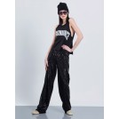 Black sequin pants ALESSIA | Libelloula women fashion and accessories
