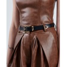 Mini leather belt SOLENE | Libelloula women fashion and accessories