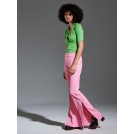Pants pink wide flared Karen | Libelloula women fashion and accessories
