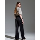 Παντελόνι μαύρο ψηλόμεσο λινό Gemma | Libelloula Μοντέρνα γυναικεία ρούχα