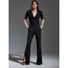 Παντελόνι μαύρο ριχτό καμπάνα Karen | Libelloula Μοντέρνα γυναικεία ρούχα