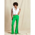 Παντελόνι πράσινο ριχτό καμπάνα Karen | Libelloula Μοντέρνα γυναικεία ρούχα