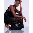 Black maxi lace skirt PEARL | Libelloula women fashion and accessories