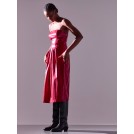 Μπούστο κόκκινο βινύλ MILANIA | Libelloula Μοντέρνα γυναικεία ρούχα