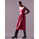 Μπούστο κόκκινο βινύλ MILANIA | Libelloula Μοντέρνα γυναικεία ρούχα