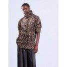 Leopard sweater with standing collar SIERRA | Libelloula women fashion and accessories