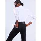 White shirt with shoulder pads CARRY | Libelloula women fashion and accessories