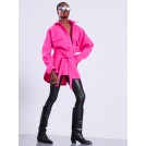 Fuschia shirt jacket BLAER | Libelloula women fashion and accessories