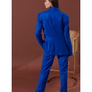 Blue straight line pants LAUREN  | Libelloula women fashion and accessories