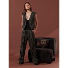 Black striped pants CINDY | Libelloula women fashion and accessories