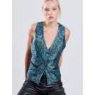 Brocade vest CHANTAL | Libelloula women fashion and accessories