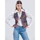  Βrocade vest NOEMIE | Libelloula women fashion and accessories
