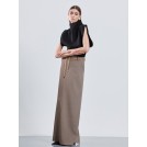 Beige maxi skirt ABIGAIL | Libelloula women fashion and accessories