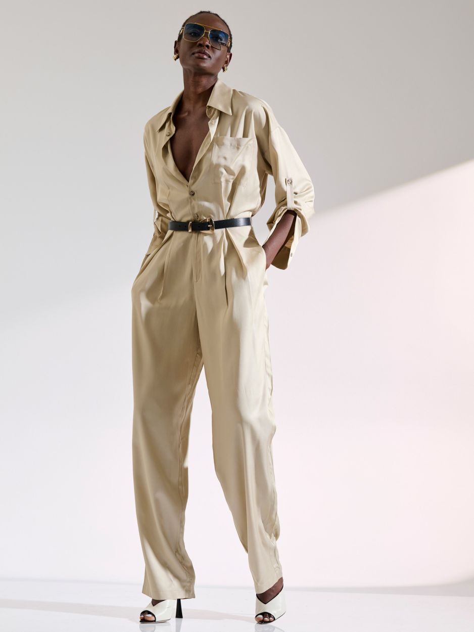 Beige jumpsuit  JAMIE