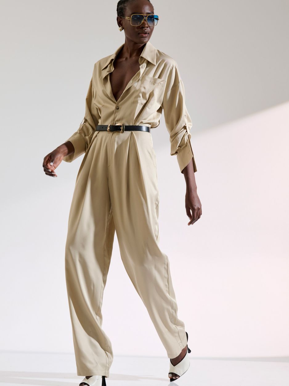 Beige jumpsuit  JAMIE