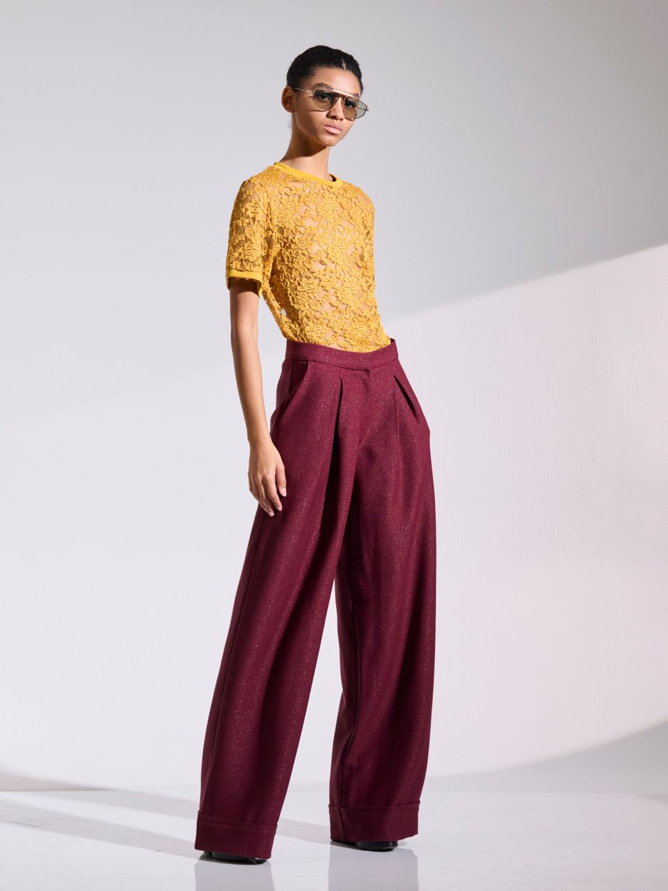 Yellow lace top Kammy