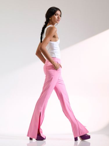 Pants pink wide flared Karen