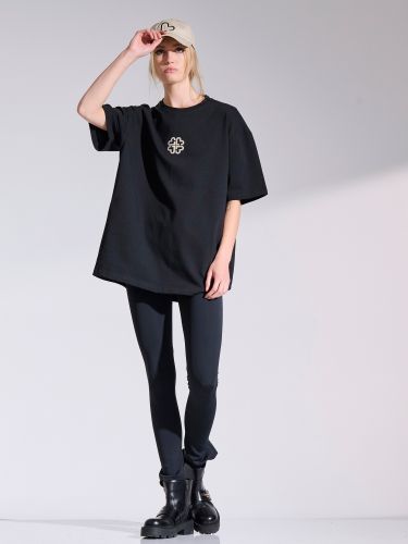 Black oversized t-shirt OLIVER