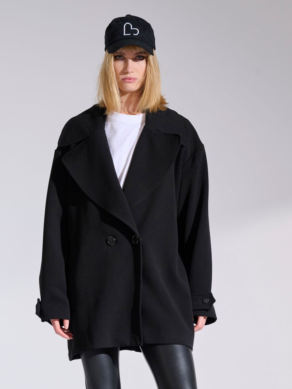 Black overcoat CORT